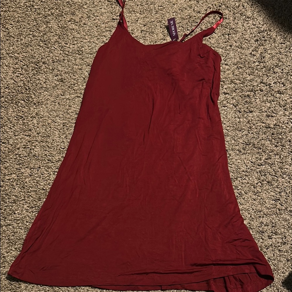 Adore Me Burgundy Nightgown
